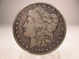 v-142 1897-0 Morgan Silver Dollar