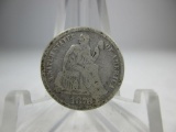 t-149 1876 Seated Liberty Silver Dime