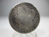 v-153 1888-0 Morgan Silver Dollar