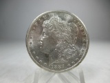 v-159 1887-S Gem BU Morgan Silver Dollar