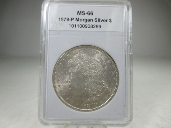 t-106 GEM BU 1879-P Morgan Silver Dollar