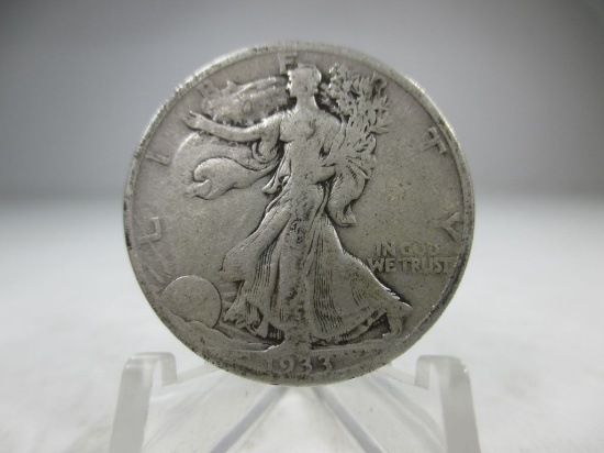 g-110 1933-S Walking Liberty Silver Half Dollar