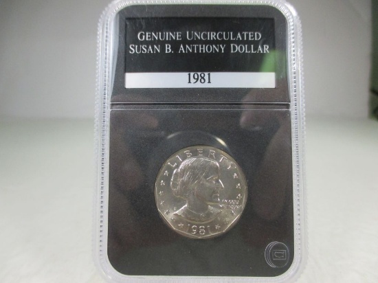 t-19 1981 Susan B Anthony Dollar in GEM BU Condition