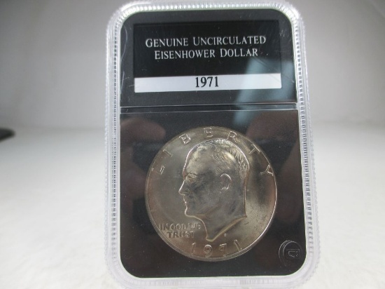 t-21 UNC 1971-D Eisenhower Dollar.