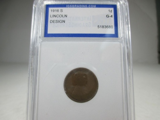 t-31 1916-S Lincoln Wheat Cent