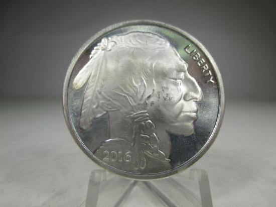 t-44 2016 1oz .999 Silver Buffalo Round