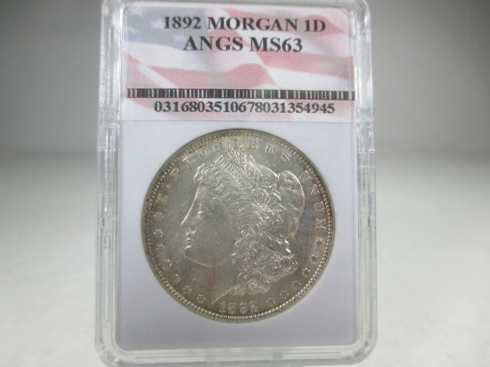 t-53 1892-P Morgan Silver Dollar