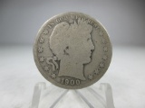 g-105 1900-P Barber Silver Half Dollar