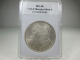 t-106 GEM BU 1879-P Morgan Silver Dollar