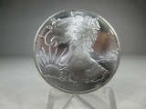 t-114 MME 1oz .999 Silver Round Walker Design