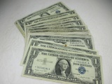 t-116 20x $1 Silver Certificates. Star notes, higher grade notes, all sellable condition