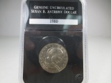 t-59 GEM BU 1980 Susan B Anthony Dollar