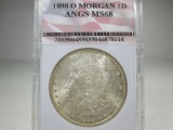 t-94 GEM BU 1898-0 Morgan Silver Dollar