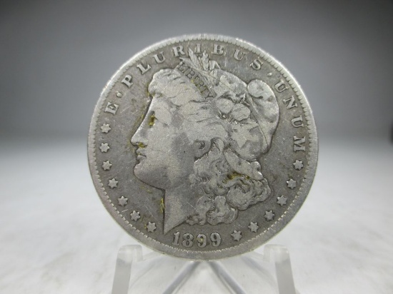 a-1 1899-0 Morgan Silver Dollar