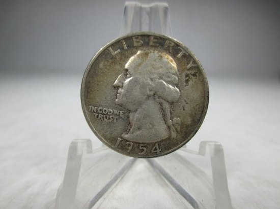 t-39 1954-P Washington Silver Quarter