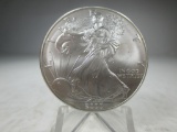 t-122 GEM BU 2000 American Silver Eagle right from the roll