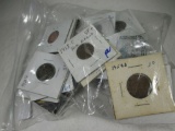 m-124 Big Unsearched Bag of US Coins. We can see looking through the bag buffalo nickels, V-Nickels,