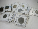 a-126 LOT of 25 World coins in 2x2 Flips