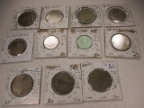 a-160 11 Carded Mexico Coins