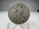 t-191 1918 Walking Liberty Silver Half Dollar