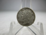 t-22 XF 1937-S Mercury Silver Dime