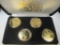 t-101 1997 Grand Casino Wildlife Series 4 4 coin set in box