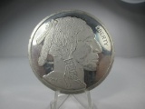 t-108 Big 5oz .999 Silver Buffalo Round. Low Mintage