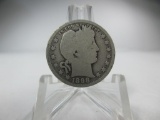 k-110 1898 Barber Silver Quarter