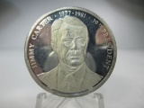 t-125 1oz .999 Silver Jimmy Carter Round