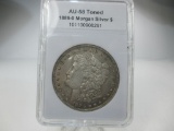 t-135 AU 1886-0 Morgan Silver Dollar. Better Date