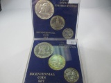 t-160 2x Silver 1976 Bicentennial 3 Coin Sets