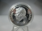 t-57 Ronald Reagan Berlin Wall Speech Silver plate Medal with COA