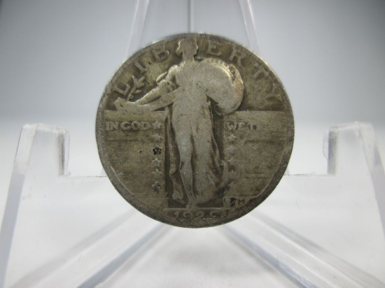 g-12 1929 Standing Liberty Silver Quarter