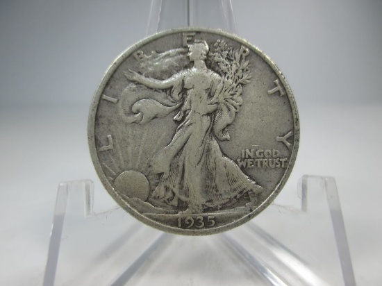 g-48 1935 Walking Liberty Silver Half Dollar