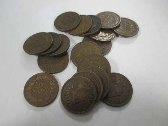 g-6 Bag of 18 Indian Head Cents