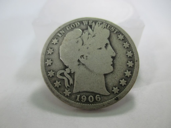 g-7 1906 Barber Silver Half Dollar