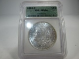 t-1 1904-0 ICG MS-64 Morgan Silver Dollar.