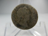 h-125 1770 France Louis XV copper coin. RARE