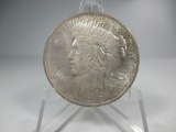 h-172 AU 1923 Peace Silver Dollar