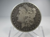 t-67 1901-0 Morgan Silver Dollar