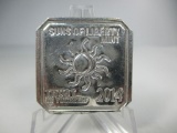 t-88 Hard to Find. Suns of Liberty Mint 1oz .999 Silver Square