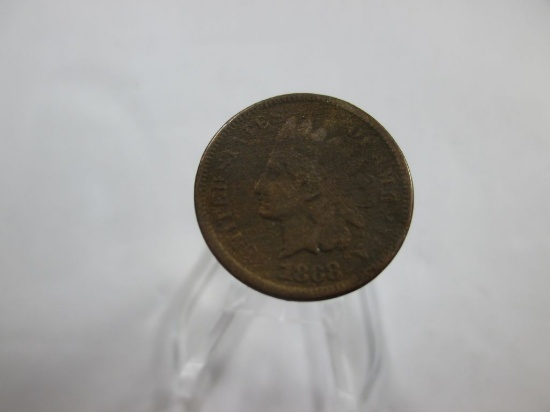 L-22 1868 Indian Head Cent. Better Date