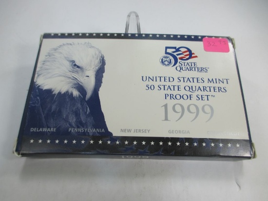 t-32 1999 US Proof state quarters in mint box