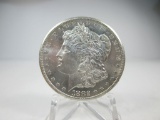 t-119 Gem BU Proof Like 1882-CC Morgan Silver Dollar. This coin has some amazing mirror proof like t