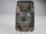 t-145 Golden Sate Mint 1oz .999 Silver Bar