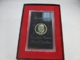 t-26 1974-S Eisenhower Comm Silver Dollar. Brown Box