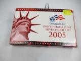 t-47 2005 US SILVER Proof coin set in mint box.