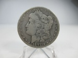 t-55 1891-CC Morgan Silver Dollar. KEY DATE