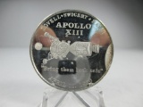 t-81 RARE Apollo 13 1oz .999 Silver Round