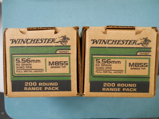 s-22 400 Rounds Winchester 5.56 62gr FMJ